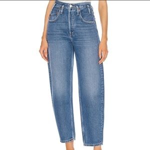 ReDone Peg Leg Jeans, Medium Wash, Size 27